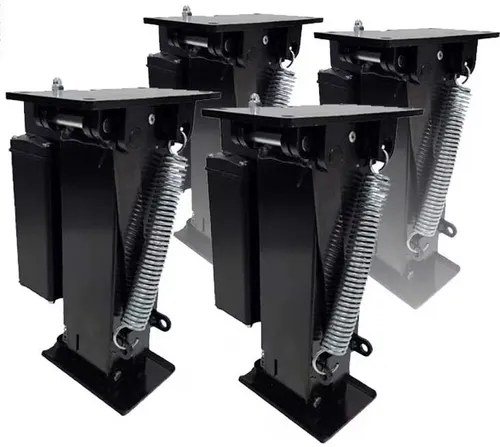 Carbest Autolift für Fahrzeuge bis 5 Tonnen - Robuster Autolift mit 4 Hubstützen, ideal für Werkstätten oder Hobbymechaniker, sicher und zuverlässig.