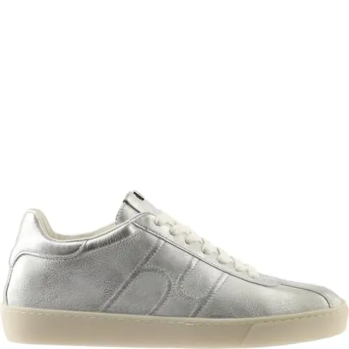 Högl SAM Damen-Sneakers, Silver, 41 EU - Damen-Sneaker in elegantem Silber, vereinen höchsten Tragekomfort mit österreichischer Schuhqualität.