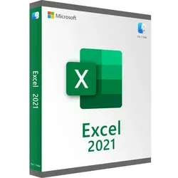 Microsoft Excel 2021 | Mac / Windows | Vollversion - Office-Software mit leistungsstarken Funktionen für Datenanalyse und -visualisierung. Ideal für Geschäftsleute, Studenten und Wissenschaftler, die effizient mit großen Datenmengen arbeiten möchten.