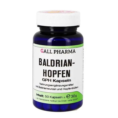 Baldrian Hopfen GPH Kapseln Inhalt: 30 g