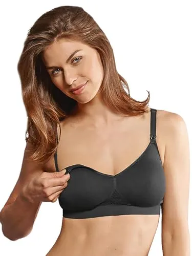 Anita Maternity Damen BH - Seamless Still-BH mit herausnehmbaren Cups - Schwangerschafts- & Still-BHs, bequemer Mikrofaser-Still-BH für optimalen Tragekomfort und Unterstützung während der Stillzeit.