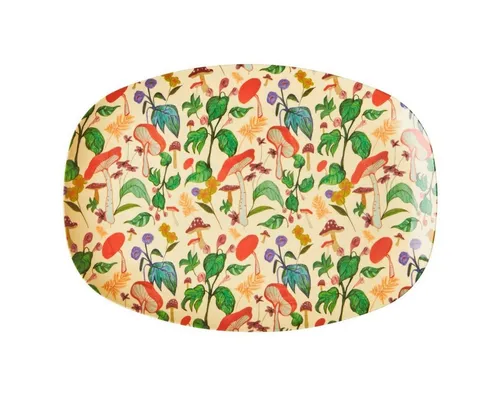 rice Teller Melamin Teller oval 30x22cm Snackteller Käseplatte