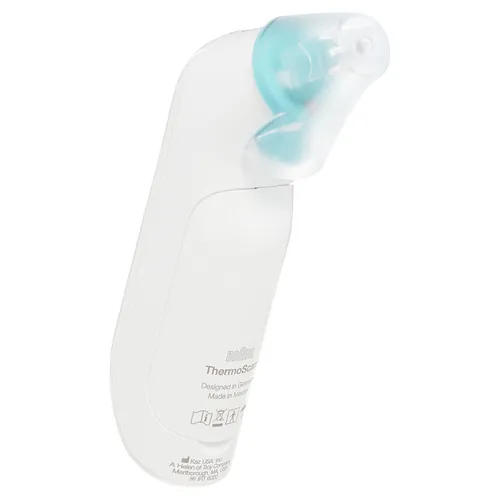 Braun ThermoScan 5 IRT 6020 mit Schutzkappen - Präzises Fieberthermometer für die Ohrmessung, inklusive Schutzkappen für hygienische Anwendung und einfache Handhabung.