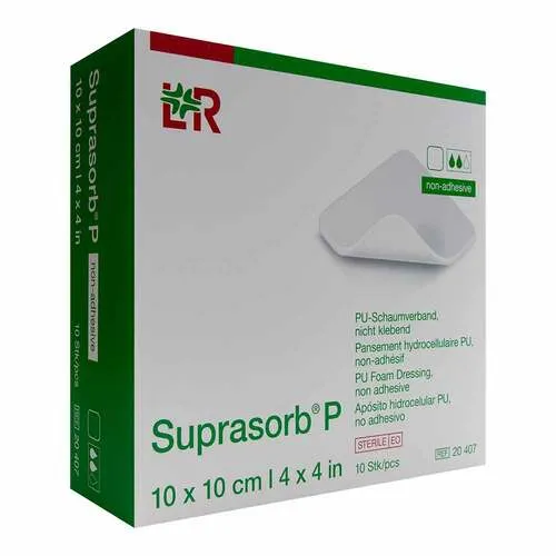 Suprasorb P PU-Schaumv.nicht klebend 10x10 cm Verband 10 St