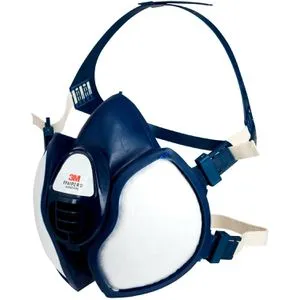 3M Atemschutz-Maske 4251+, Halbmaske für Farbspritzarbeiten - Wiederverwendbare Atemschutzmaske mit A1P2-Schutz für organische Gase und Feinstaub. Ideal für Farbspritzarbeiten – wartungsfrei und sofort einsatzbereit.