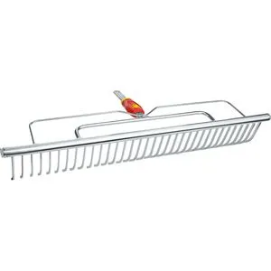 Wolf-Garten Rasenrechen UH-M 60 - Multi-Star Werkzeugkopf, 58 cm Breite, ideal für großflächiges Abrechen und Made in Germany, 35 Jahre Herstellergarantie