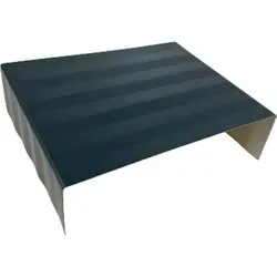 Stoßverbinder Mauerabdeckung Verbinder Alu Anthrazit Zuschnitt 33 cm ( siehe Skizze )