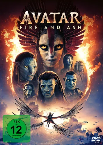 Vorbestellung: Avatar 3: Fire and Ash - DVD Neu - Erleben Sie den mit Spannung erwarteten Film "Avatar: Fire and Ash" in deutscher Originalfassung. Die DVD enthält atemberaubende Effekte und fesselnde Geschichten – ein Muss für jeden Filmfan!