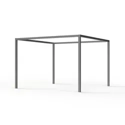 Siena Garden Schattenmanufaktur® Pergola Basis Libera, Anthrazit - Zubehör für Pavillons: Hochwertige Pergola mit pulverbeschichtetem Aluminium für eleganten Sonnenschutz und gemütliche Stunden im Garten.
