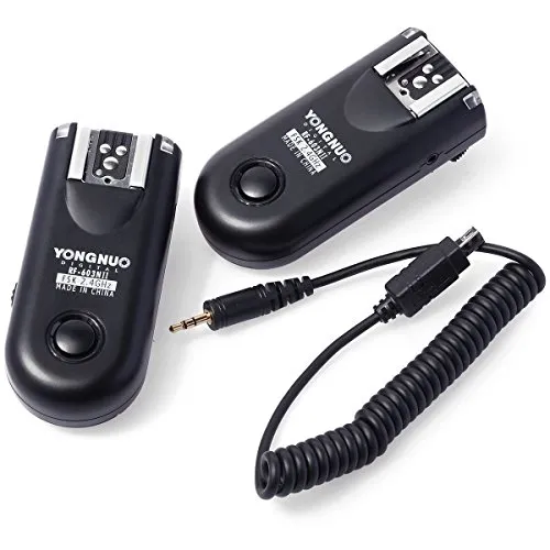 bigshop Yongnuo RF-603N II N3 wireless Funk Blitzauslöser 2 Sendeempfänger Transceivers Kit für Nikon Kameras D90 D600 D3100 D5200 D7100
