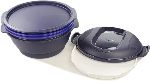 Tupperware Micro CombiGourmet 3 Liter - Dampfgarer für die Mikrowelle, ideal zum gesunden Garen von Gemüse und Fisch in kurzer Zeit.