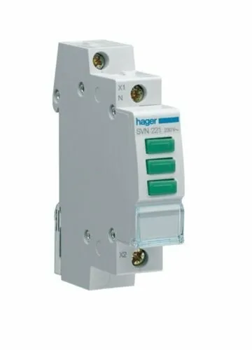 LED Leuchtmelder Meldeleuchte PHASENKONTROLLE SIGNALLEUCHTE SVN127 HAGER