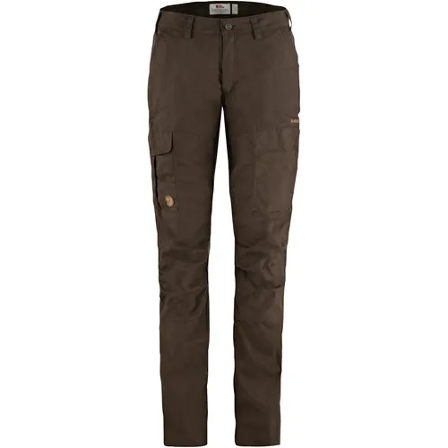 Fjällräven Karla Pro Winter Trousers Women Dark Olive - Auslaufware, Größe 42 - Wanderhosen mit wind- und wasserabweisendem Material, ideal für kalte Wetterbedingungen beim Wandern und Outdoor-Aktivitäten.