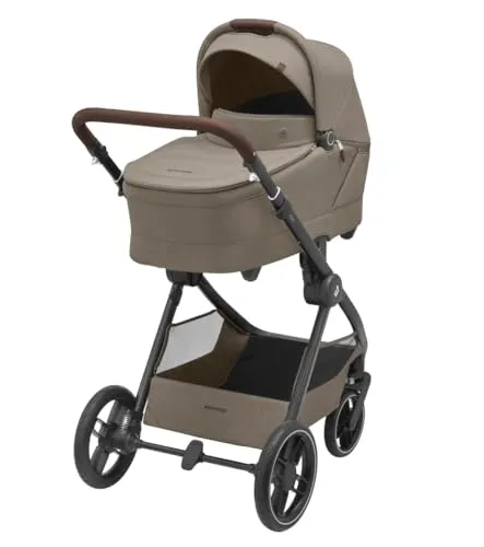 Maxi-Cosi Oxford Plus Baby Kinderwagen 2-in-1 Set mit Babywanne - Kompakter und komfortabler Kinderwagen für Neugeborene bis 4 Jahre. Mit sanfter Federung, intuitivem Klappmechanismus und geräumigem Aufbewahrungskorb für mühelose Ausflüge.