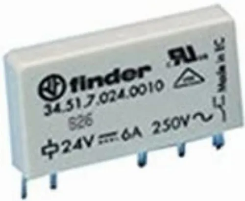 Finder Schlanke Leiterplatte Relais Series 34 48V DC, ‎Inhalt: 1 Stück Brandneu