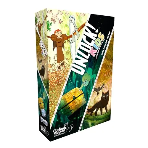 Space Cow Unlock! Kids: Irish Folklore Kartenspiel - Escape Room Spiel für Kinder und Erwachsene, kooperatives Mystery-Spiel für Familienspielabend, ab 6 Jahren, 1-4 Spieler, 20-60 Minuten Spielzeit,