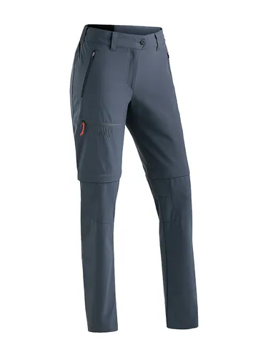 Maier Sports Nata Loop Zipphose Damen - Umwandelbare Wanderhose in Ombre Blue, Größe 36 - Wanderhose mit Reißverschluss-Shorts-Funktion, aus atmungsaktivem mSTRETCH Pro 2-Material; ideal für wechselhaftes Wetter und aktive Outdoor-Abenteuer.