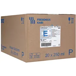 Ringer Lösung Fresenius KabiPac 20X250 ml - Arzneimittel für Infusionen, rezeptfrei erhältlich und ideal zur Flüssigkeitszufuhr bei Patienten.