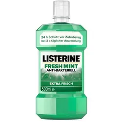 Listerine Cool Mint Mundspülung 250 ml - Mundspülung zur Bekämpfung von Zahnbelag, hält das Zahnfleisch gesund und sorgt für frischen Atem.