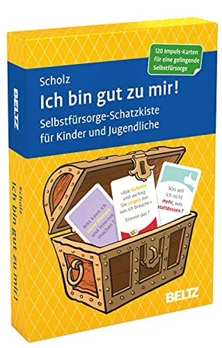 Ich bin gut zu mir!: Selbstfürsorge-Schatzkiste für Kinder und Jugendliche - Medizin - 120 Karten zur Förderung der Selbstfürsorge für Kinder und Jugendliche, inklusive 20-seitigem Booklet in stabiler Box, ideal für mehr Achtsamkeit.