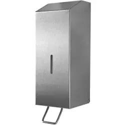 racon® X125 Seifenspender 1,25 Liter - Edelstahl Seifenspender mit Sichtfenster zur Füllstandskontrolle, abschließbar und leicht nachfüllbar – ideal für Hygiene in öffentlichen und gewerblichen Bereichen.