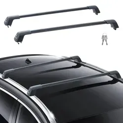 VEVOR Universal Dachträger Querstange 1228mm - 100kg belastbar, stabil und ideal für Outdoor-Abenteuer, mühelose Installation und sichere Verriegelung