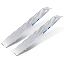 MAUDERER SuperLeicht-Schiene AO (2 Stück, 2500 mm) - Transportgeräte & Rampen - Ideal für das Verladen von leichten Geräten und Fahrzeugen, rutschfest und aus hochfestem Aluminium für optimales Tragkraft-Eigengewicht-Verhältnis.