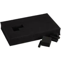 Systemkoffer Rasterschaumstoff, Einlage schwarz, für E-Case S-C, E-Case S-F