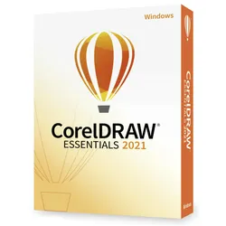 Corel Grafiksoftware DRAW Essentials 2021 - Vollversion für Windows - Benutzerfreundliche Vektorillustrationssoftware für kreative DIY-Projekte. Ideal für Einladungen, Social Media und mehr. Lizenz-Code wird versendet.