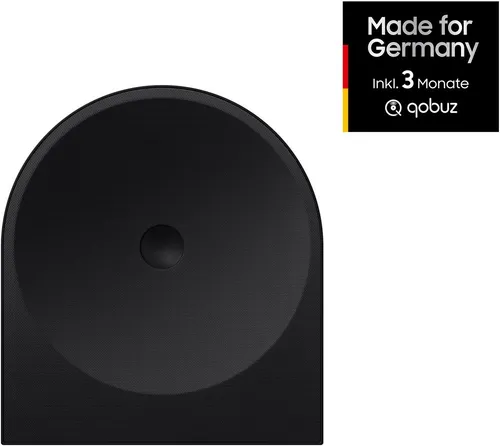 Samsung Music Studio 5 LS50H WiFi-Bluetooth Lautsprecher (2026) Schwarz - Eleganter WiFi-Bluetooth Lautsprecher mit einzigartigem Klangdesign. Ideal für Musikliebhaber, die Wert auf Stil und erstklassige Audioqualität legen.