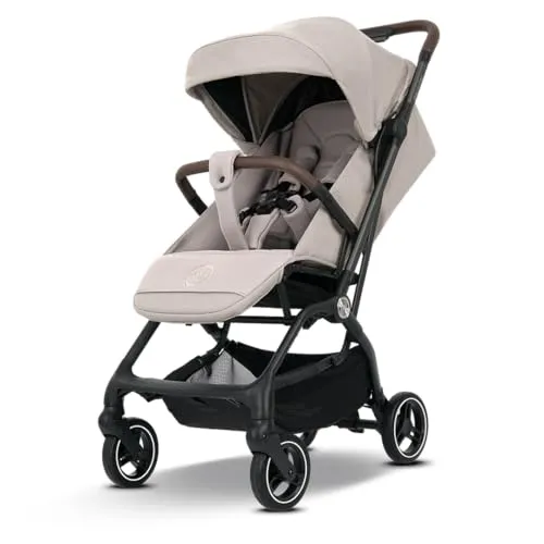 my junior Kinder-Buggy ® PICO² Chai Latte - Kinderbuggy bis 22kg, mit Einhand AutoFold-Funktion für einfaches Zusammenklappen und praktischem Getränkehalter für unterwegs.