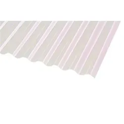Acryl Wellplatten 3mm Sinus 76/18 Sunstop - Außenanbau mit hervorragendem Hitzeschutz: Unsere 3mm Acryl Wellplatten reflektieren Infrarotstrahlen und reduzieren die Hitzeentwicklung um bis zu 75%. Ideal für langlebige und ästhetische Projekte.