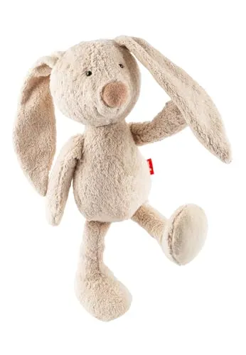 Sigikid Kuscheltier Hase 43 cm für Kinder - Niedlicher Hase aus Bio-Baumwolle, perfekt zum Spielen und Schmusen. Weiche Füllung und liebevolles Design machen ihn zum idealen Begleiter für Kinder von 12 bis 96 Monaten. Waschbar und langlebig.