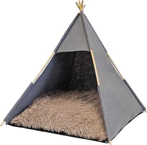 Nobby Katzenzelt Tenda - Katzenbett im Zelt-Design, bietet sicheren Rückzugsort und gemütlichen Schlafplatz für Ihre Katze.