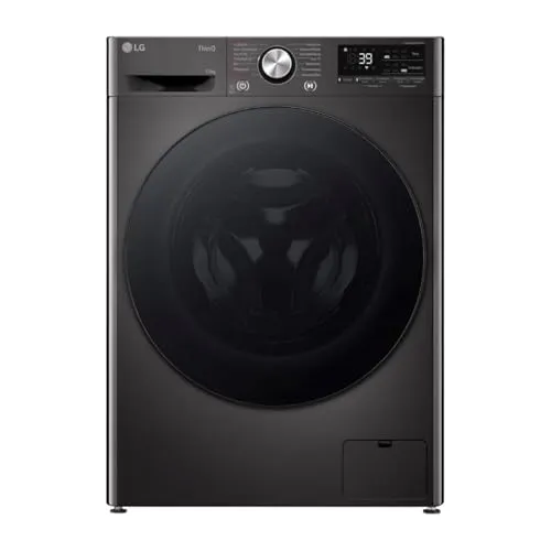 LG F4WR709YB Waschmaschine - Hochleistungs-Waschmaschine mit bürstenlosem Direct Drive Motor für leisen Betrieb, True Steam Dampfprogramm gegen Allergene und Smart ThinQ App für Fernsteuerung.