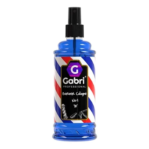 Gabri Barber Cologne | After Shave Spray für Männer | Rasur Duftwasser Aromatisch-Intensiv | Barber Eau de Cologne mit praktischen Pump-Spender | Turkish Cologne (No1, 400 ml (1er Pack))