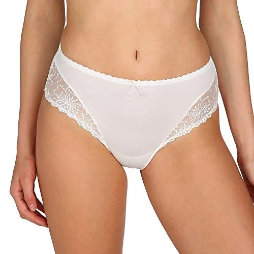 Marie Jo Damen Jane NAT Taillenslip Elfenbein - Bikinis & Taillenslips für Damen, hochtaillierter Schnitt für eine schlanke Silhouette und romantische florale Stickereien für einen verführerischen Look.