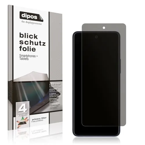 dipos I Blickschutzfolie kompatibel mit Telekom T Phone 2 Pro Display-Schutzfolie matt mit 4-Wege Sichtschutz-Effekt
