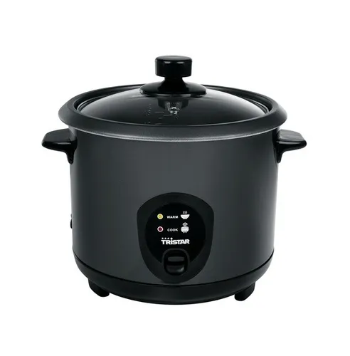 autom. Reiskocher bis 8 Pers. Black-Edition Dampfgarer Dampfkocher 1,5L +Zubehör