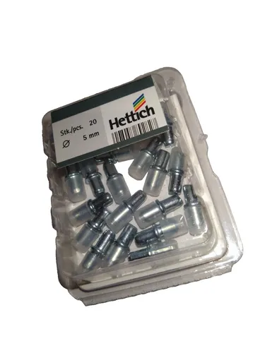 Bodenträger Glasbodenträger mit Gummi 5 mm Eisen verzinkt  Hettich 20 stück