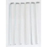 Biohort Bodenanker ca. 52,5 cm x Ø 1 cm Metall 6 Stück