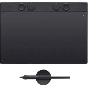 Wacom Intuos Pro Medium Grafiktablett - Hochwertiges Grafiktablett für kreative Profis, mit präzisem Druckempfindlichkeit und intuitiver Bedienung für digitale Kunst.