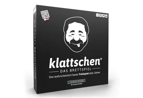 KL2000 DENKRIESEN Klattschen - Das beste Trinkspiel - Gesellschaftsspiel für 4+ Spieler, ideal für Partys. Spaß und Spannung garantiert mit jedem Zug!