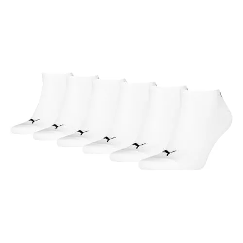 PUMA Unisex Plain Sneaker Sock, White - New, 47-49 EU