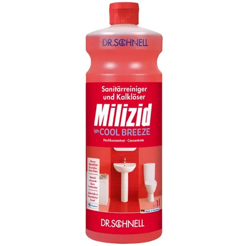 Dr. Schnell Milizid Cool Breeze 1 L Sanitärreiniger Sanitär-Duftreiniger 00394