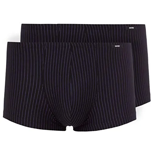 Skiny Boxershorts (2-St) - Komfort im Doppelpack - Boxershorts im praktischen Doppelpack, aus weicher Baumwolle mit Elasthan für perfekten Sitz und hohen Tragekomfort. Ideal für den Alltag und vielseitig kombinierbar.