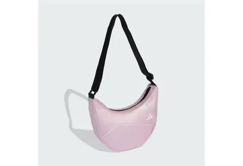 adidas GLOW Schultertasche für Damen, Eislavendel/Weiß, Einheitsgröße - Stylische Handtasche mit Reißverschluss, aus 100 % recyceltem Polyester. Ideal für den täglichen Gebrauch und umweltbewusste Fashion-Fans.