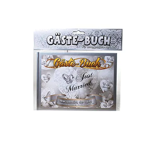 Hochzeit Gästebuch Just Married Party Deko Gäste - Buch Feier