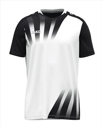 JAKO Unisex Trikot Vintage KA - 4245, Weiß/Schwarz, Größe S - Trikot in klassischem Weiß/Schwarz, ideal für Sport und Freizeit. Hergestellt aus atmungsaktiven, hochwertigen Materialien für optimalen Komfort und Funktionalität.