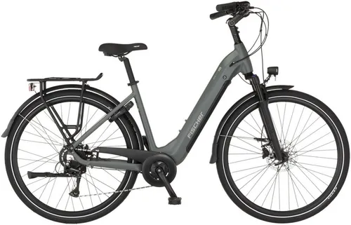 FISCHER E-Bike Cityrad CITA MOVE 01 mit 8-Gang Shimano Schaltung - Das CITA MOVE 01 vereint modernes Design und durchdachte Technik für Alltag und Freizeit. Mit komfortabler Federgabel und hydraulischen Scheibenbremsen bietet es Sicherheit und Fahrspaß auf jeder Strecke.